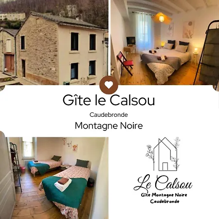 Le Calsou 4 étoiles 3ch Montagnenoire Chât Cathare Carcassonne Jardin Rivière Hébergement de vacances Caudebronde