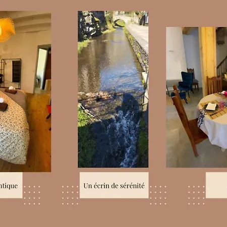 Hébergement de vacances Le Calsou 4 étoiles 3ch Montagnenoire Chât Cathare Carcassonne Jardin Rivière