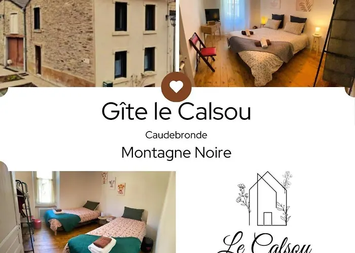 Le Calsou 4 Etoiles 3ch Montagnenoire Cathare Carcassonne Jardin Riviere Holiday home Caudebronde