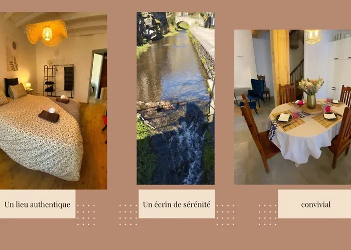 Holiday home Le Calsou 4 Etoiles 3ch Montagnenoire Cathare Carcassonne Jardin Riviere